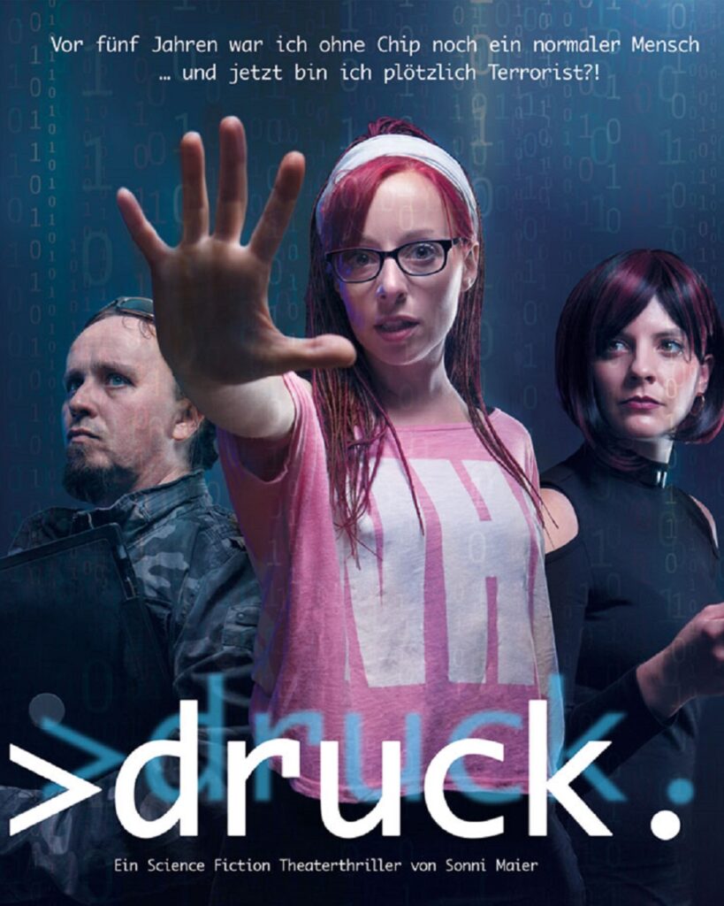 Plakat "druck."